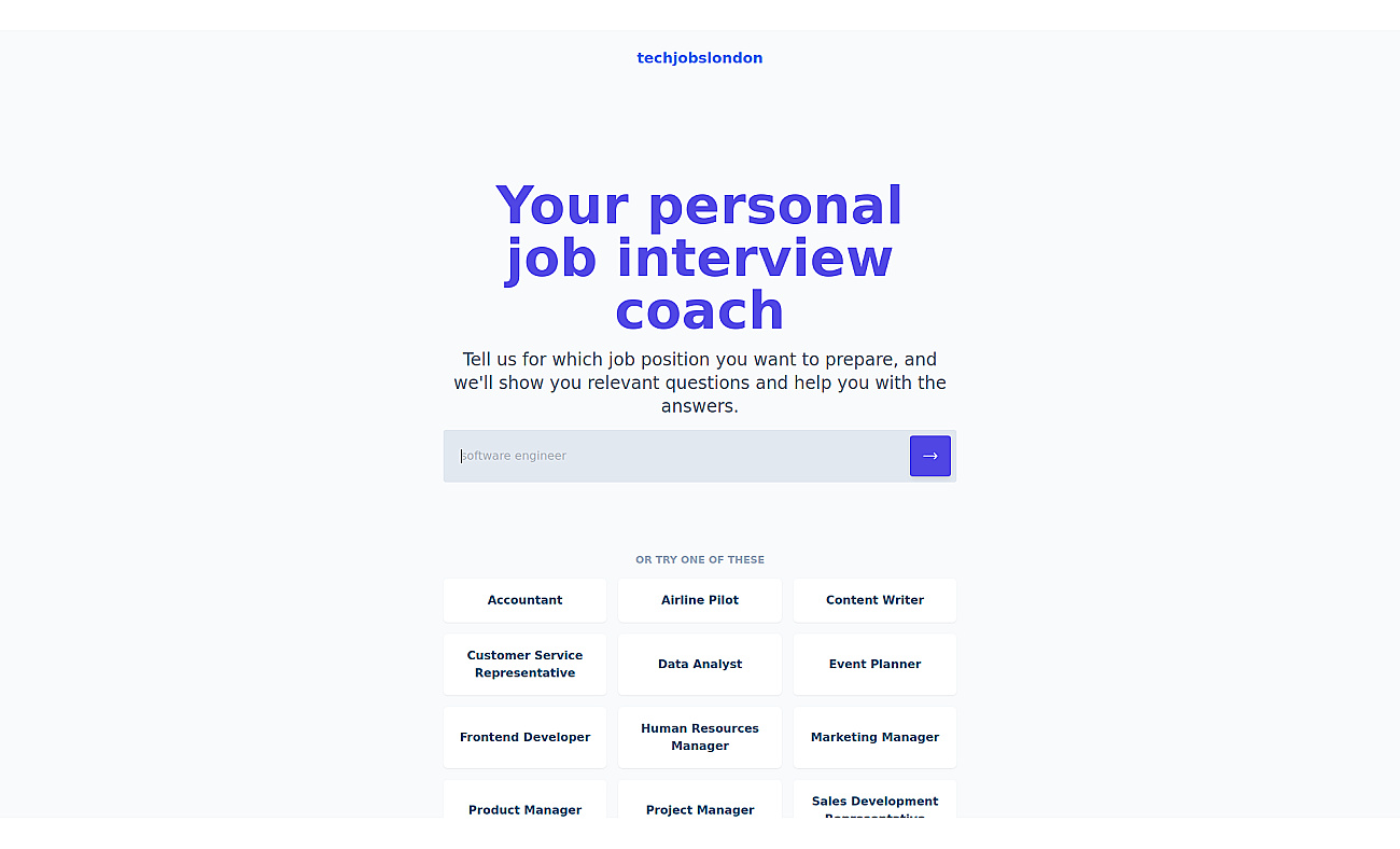 AI Interview Coach screenshot