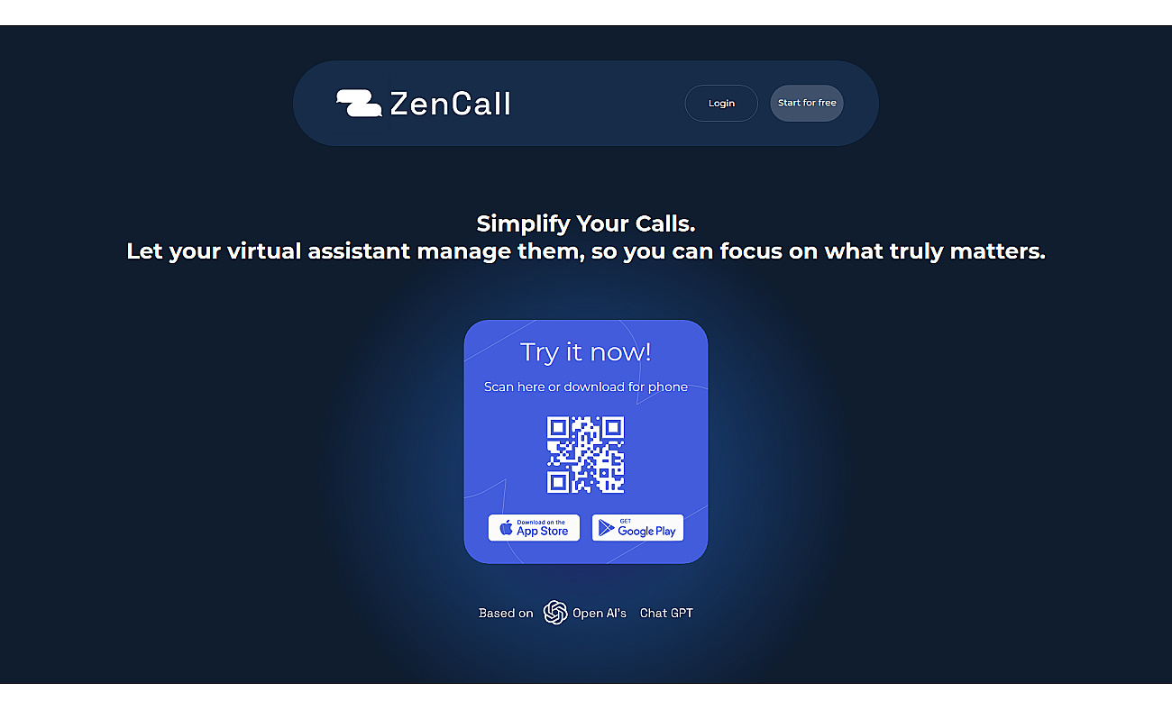 Zencall screenshot