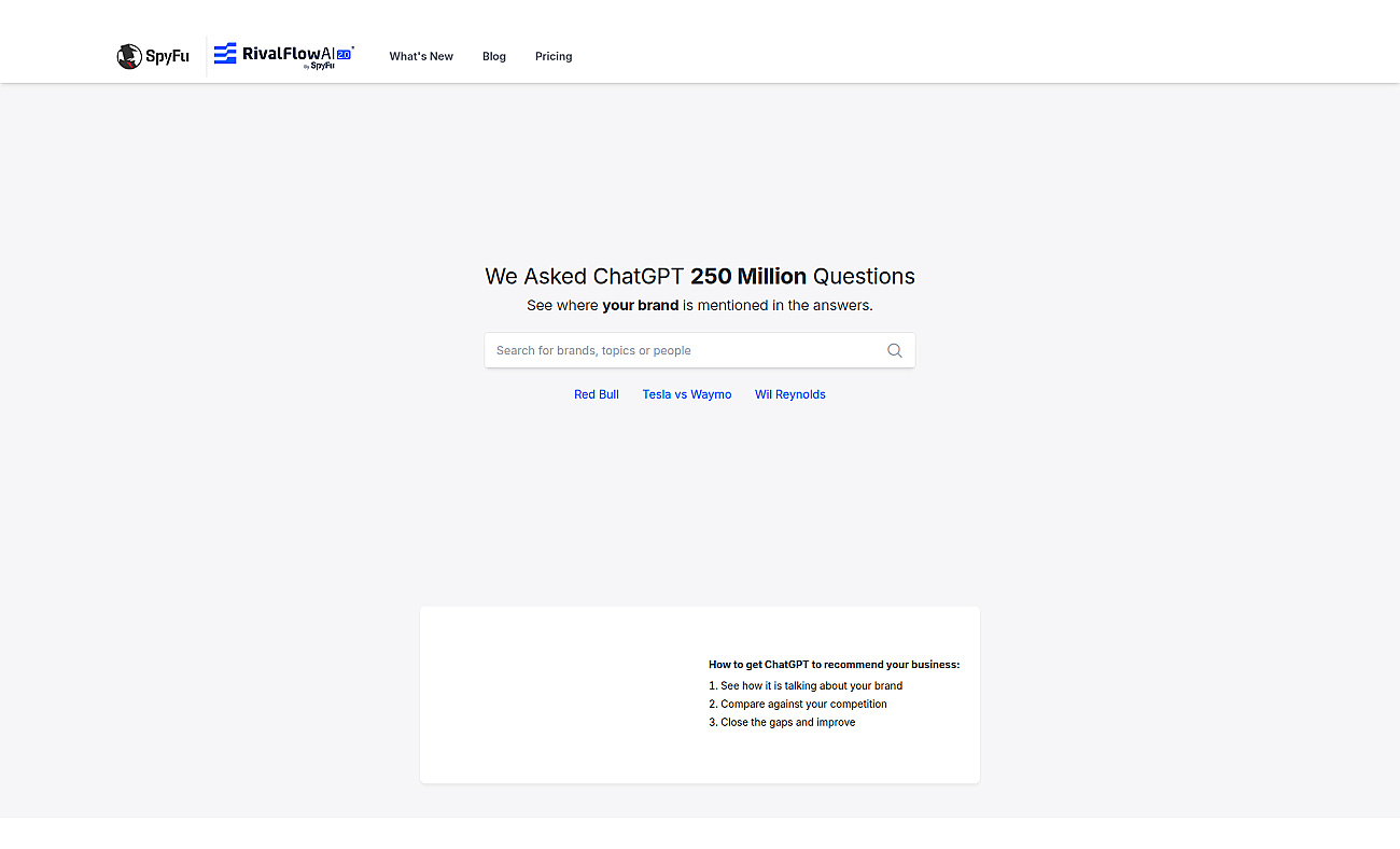 SpyGPT by SpyFu screenshot