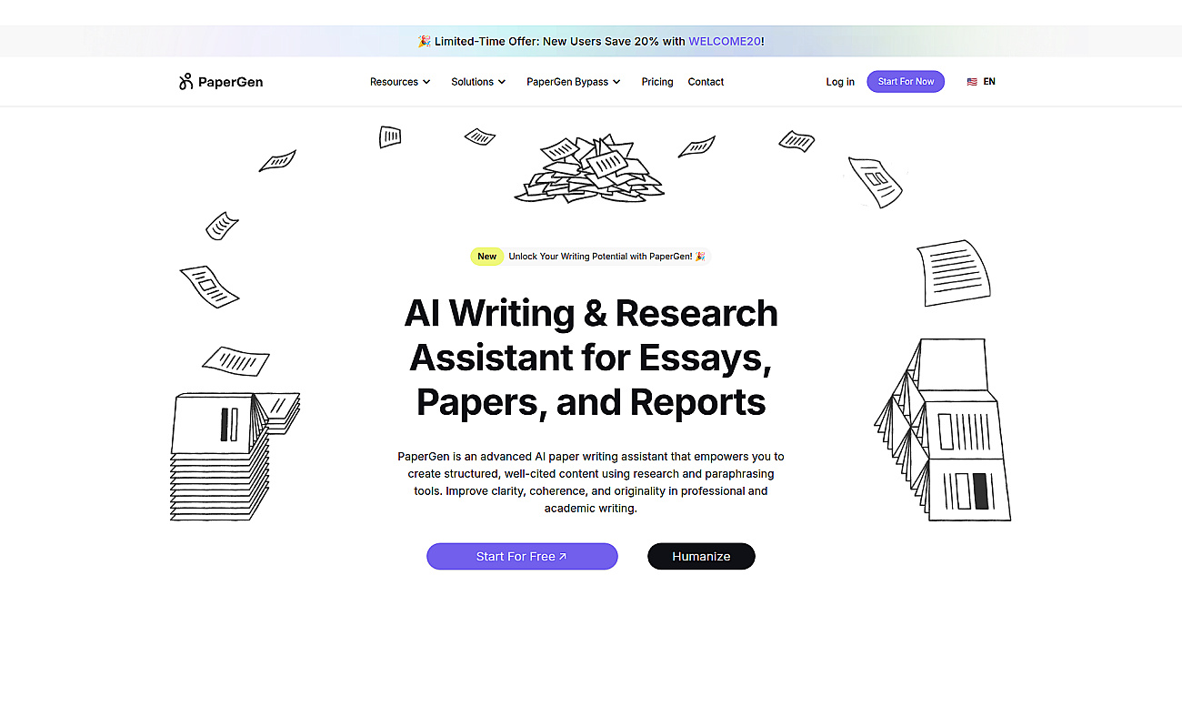 PaperGen screenshot