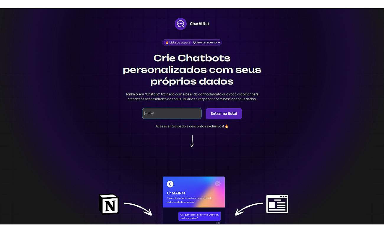 ChatAINet screenshot