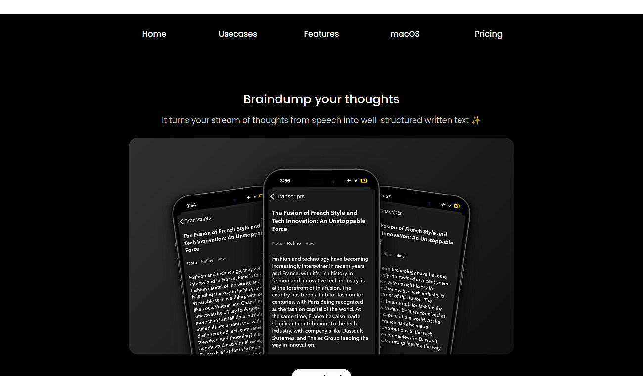 Audio Writer screenshot