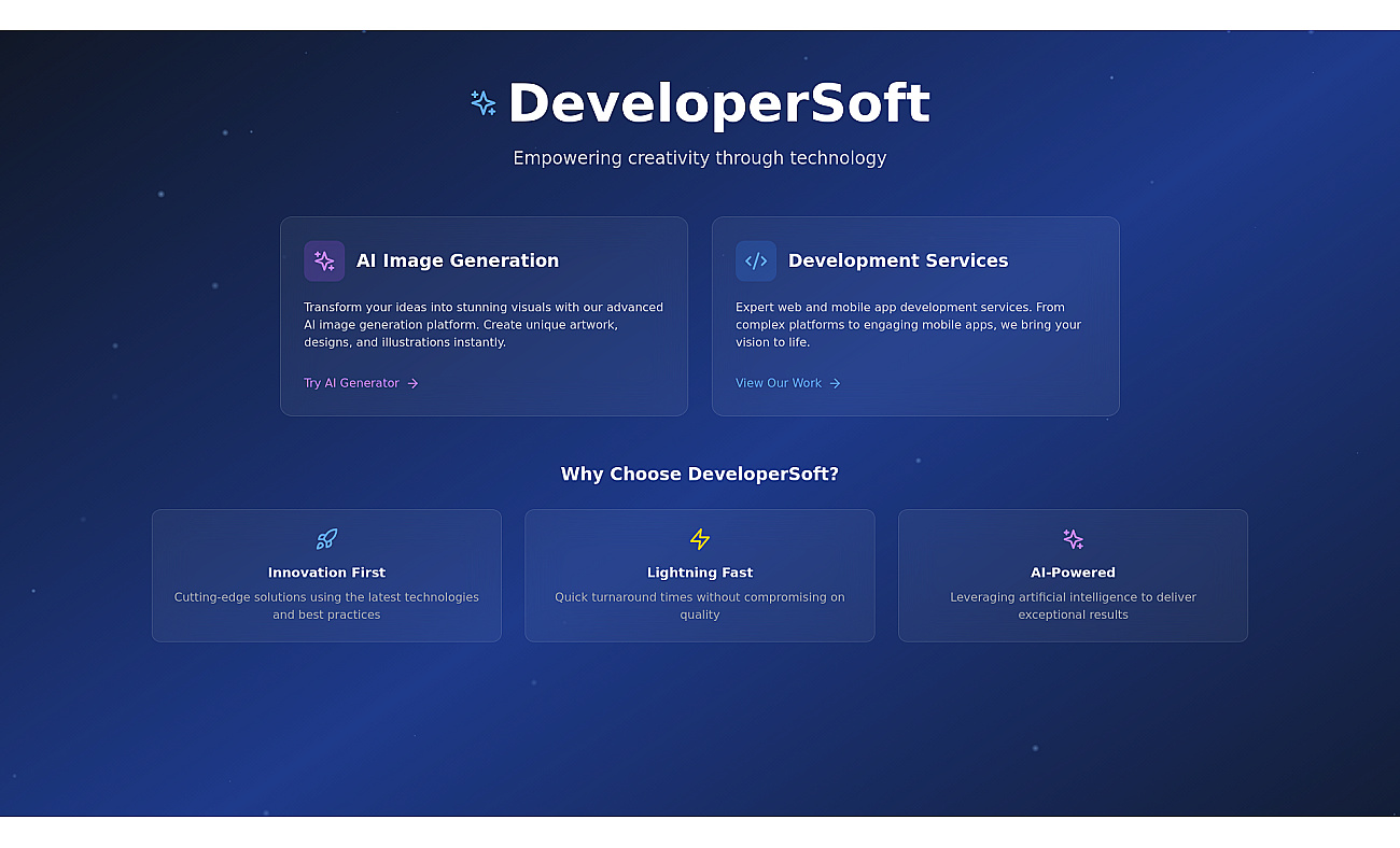 Developersoft screenshot