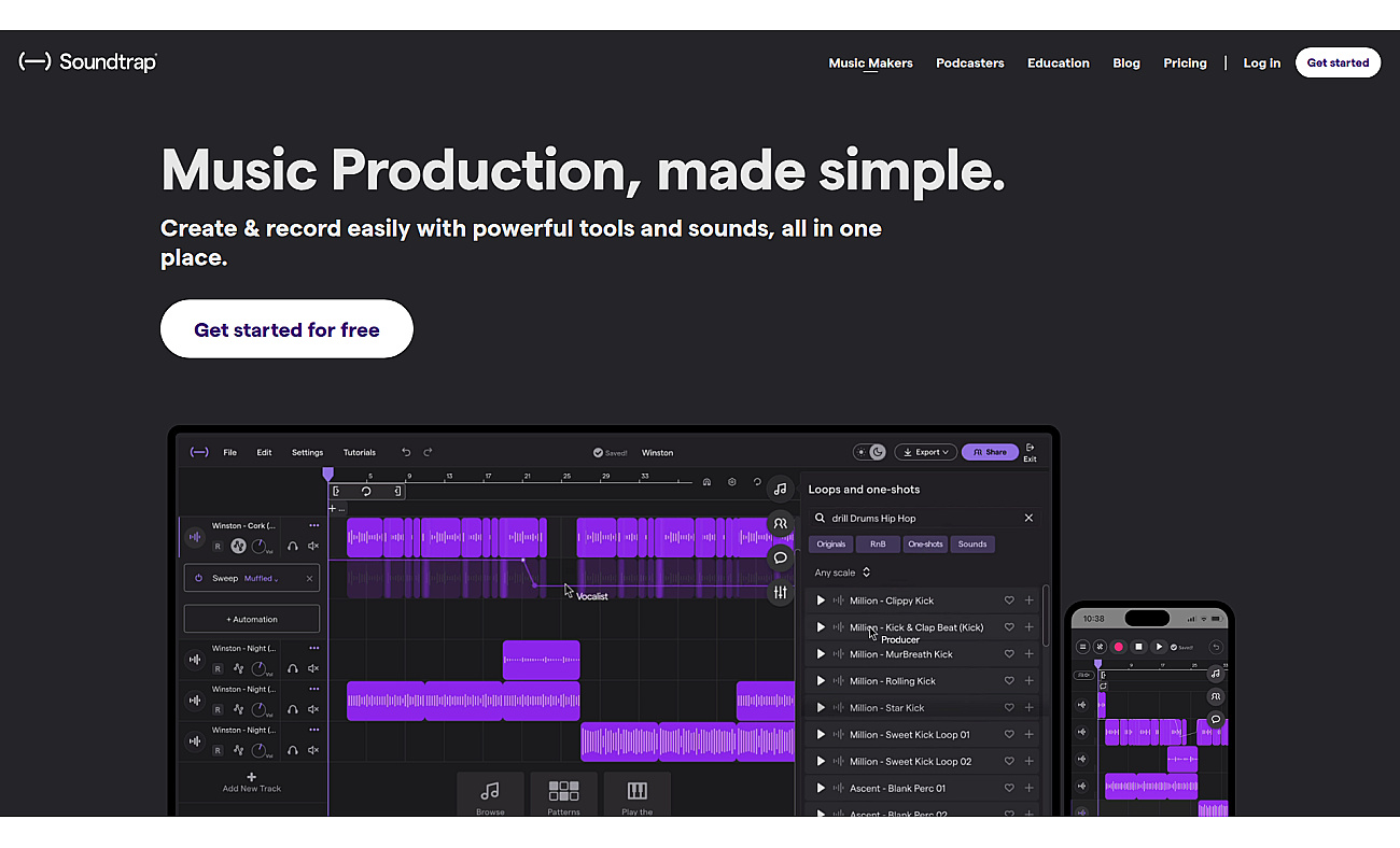 Soundtrap screenshot