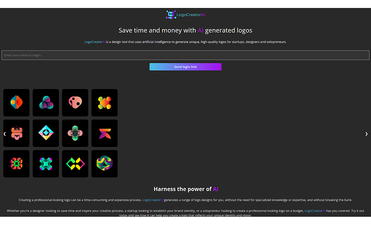 LogoCreatorAI screenshot