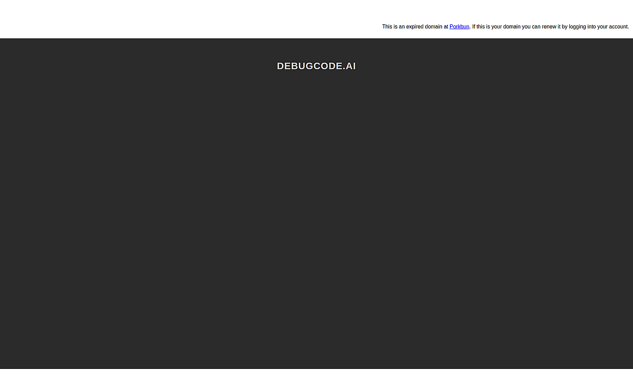 Debugcode screenshot