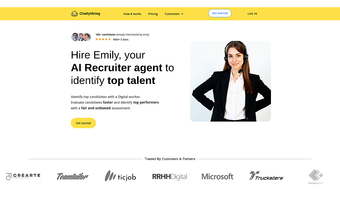 ChattyHiring screenshot