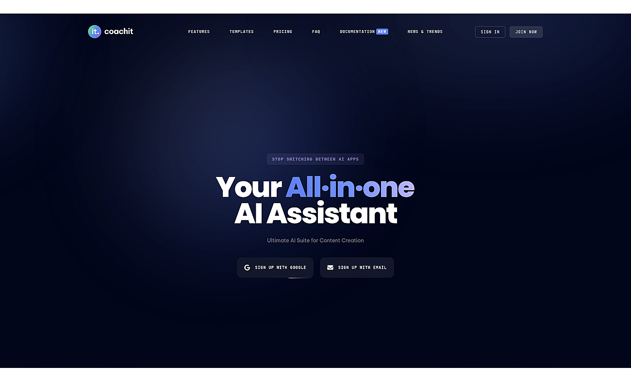 Coachit AI screenshot