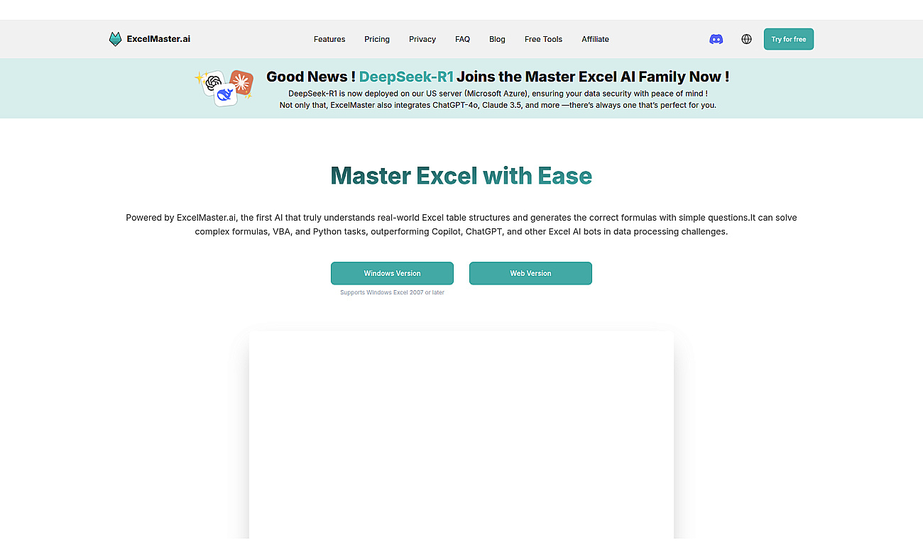 Excel Master screenshot