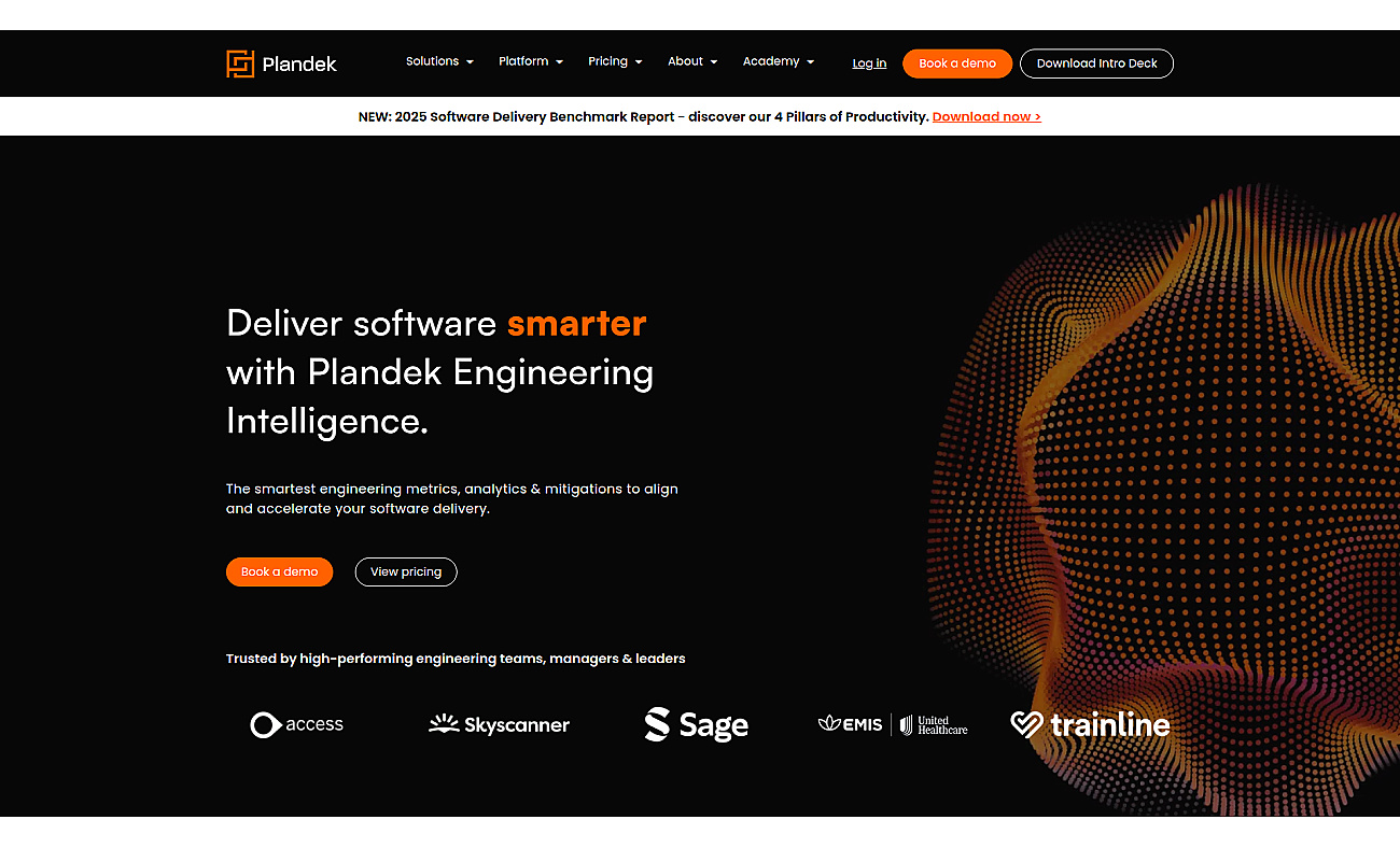 Plandek Intelligent Analytics screenshot