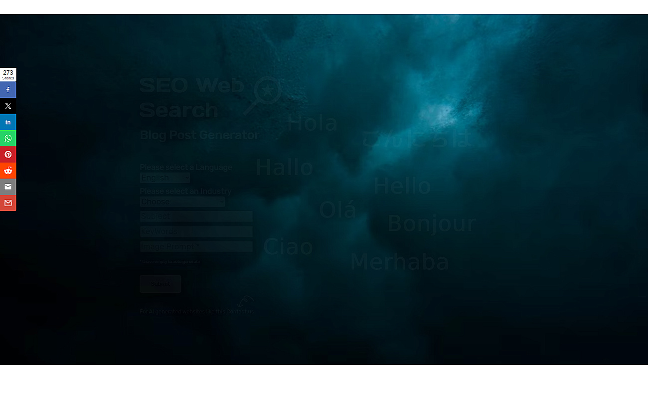 Seowebsearch screenshot