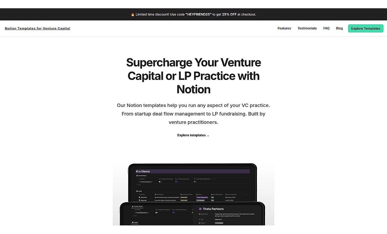 NotionVC.com screenshot