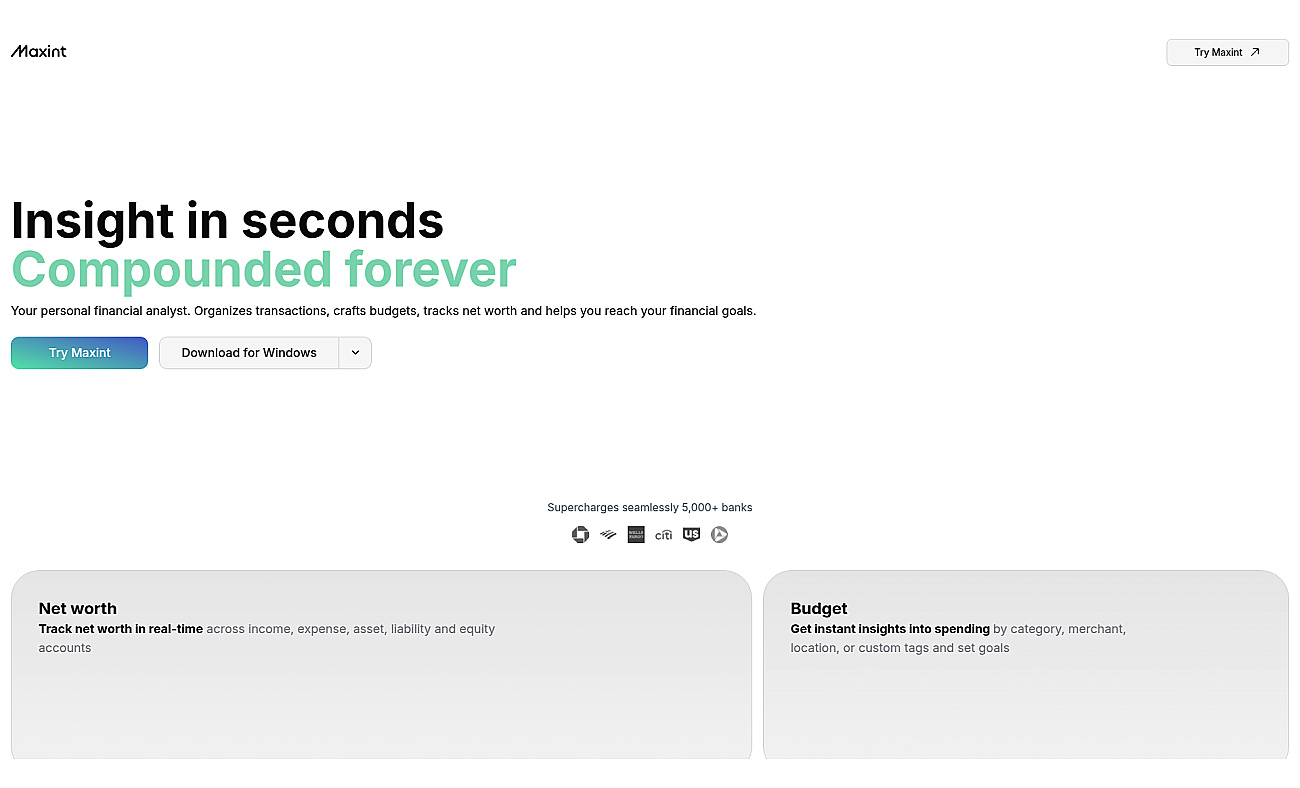 Maxint screenshot