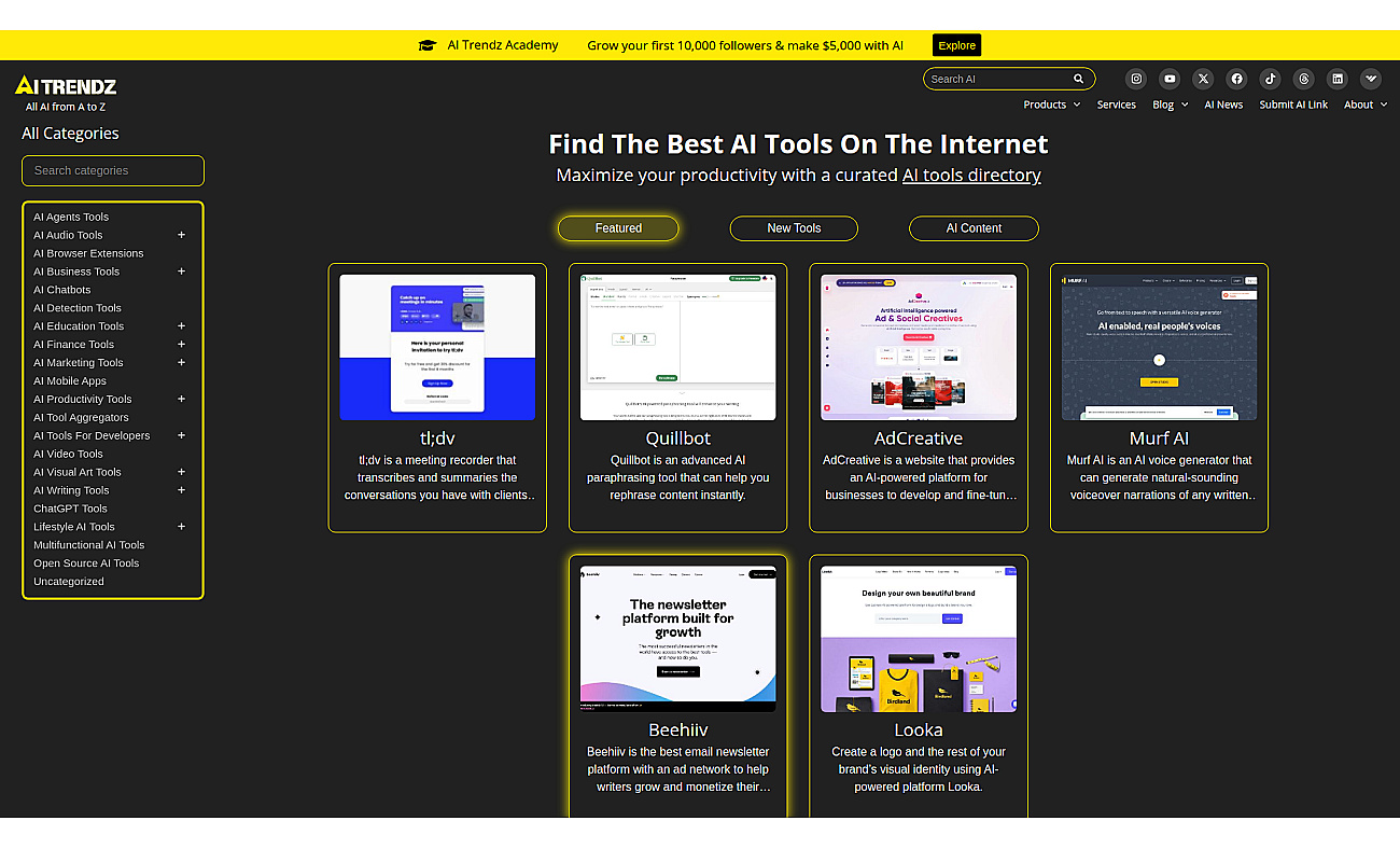 AI Trendz screenshot