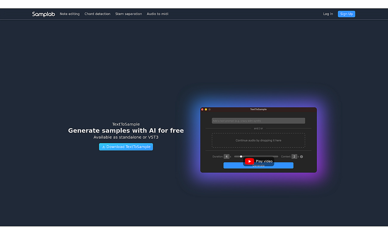 Samplab screenshot