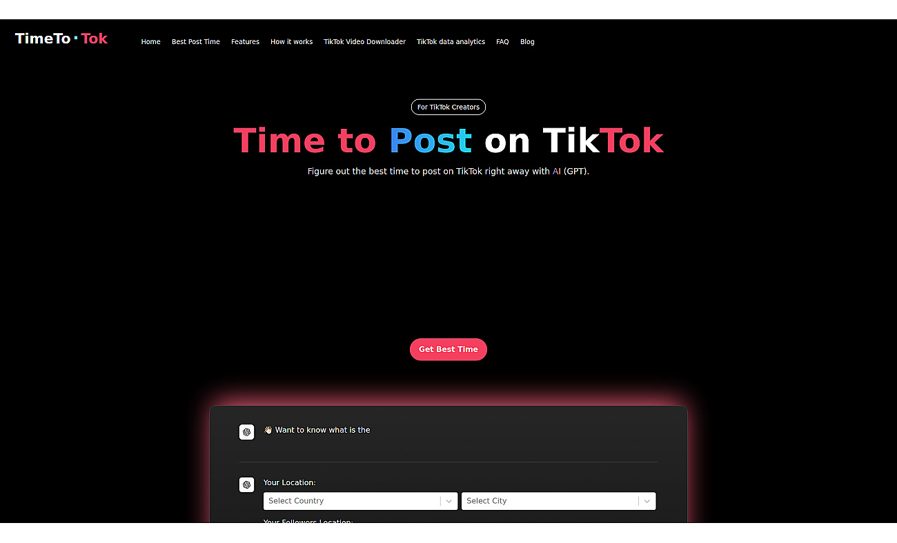 TimeToTok screenshot