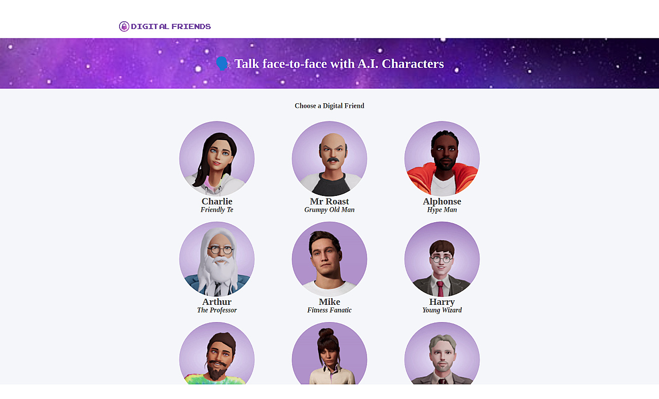 DigitalFriends screenshot