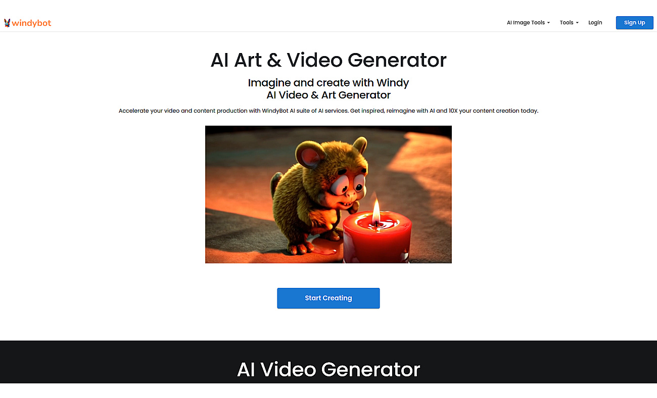 Windy AI Writer screenshot