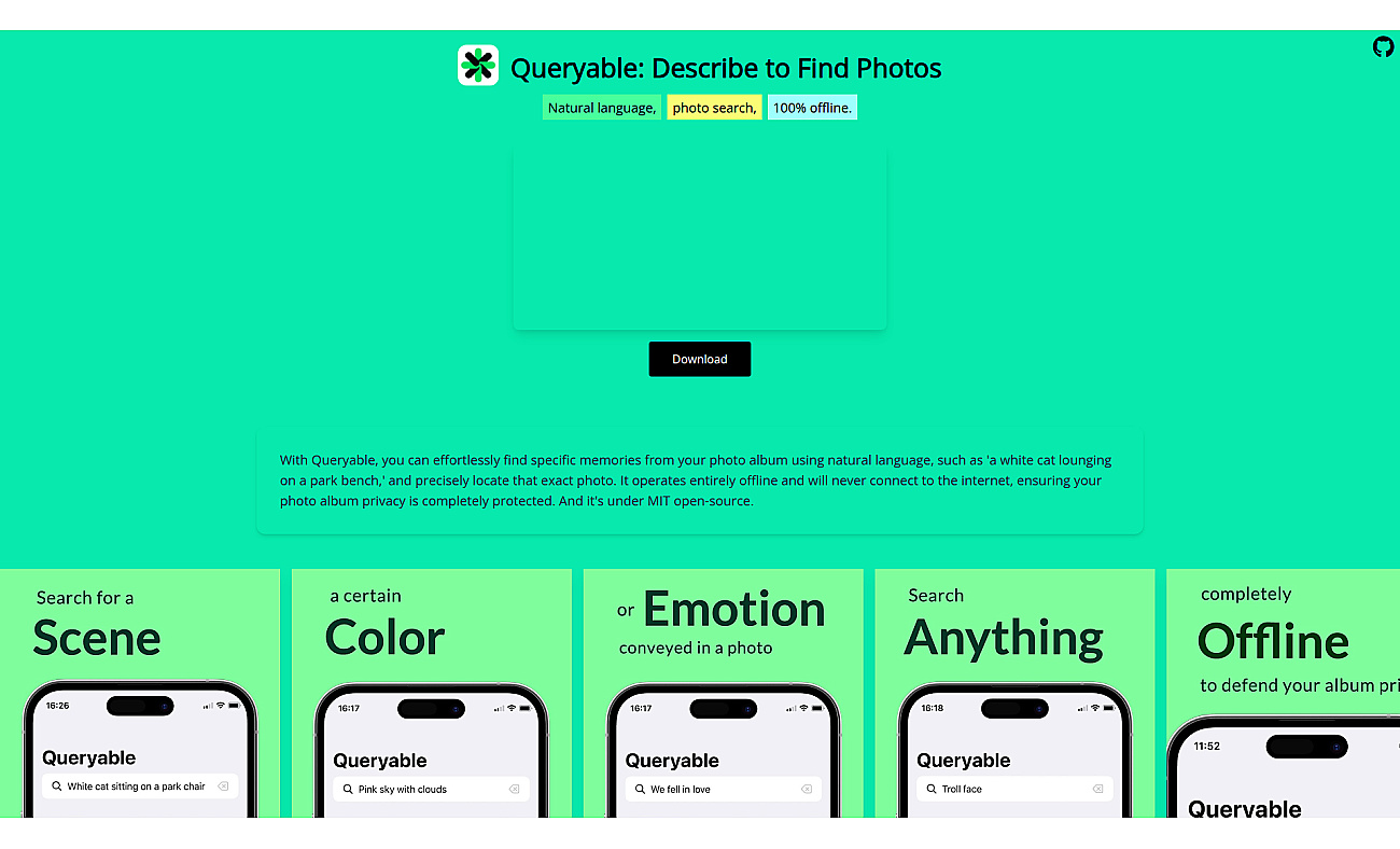 Queryable screenshot