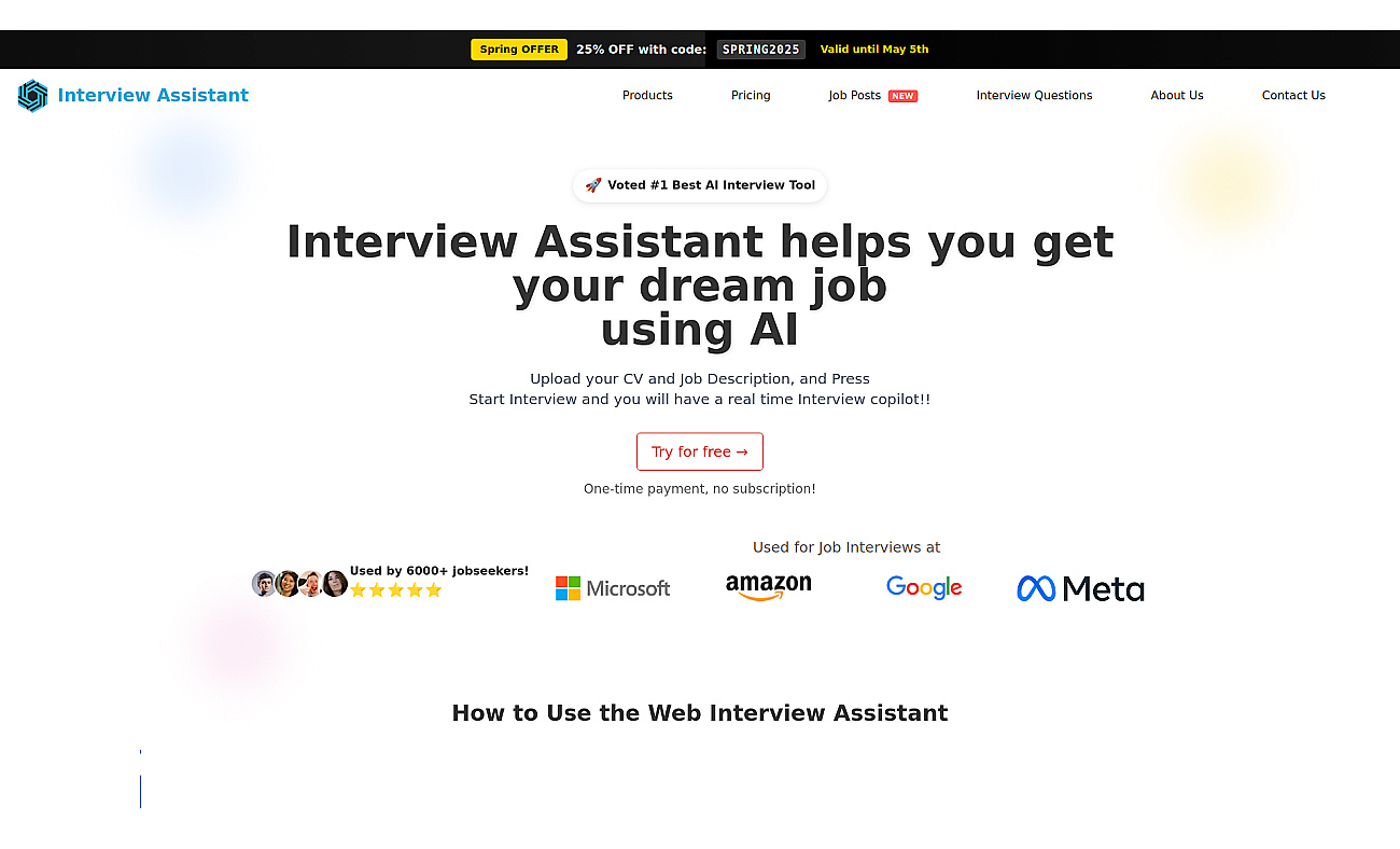 Interview Assistant screenshot