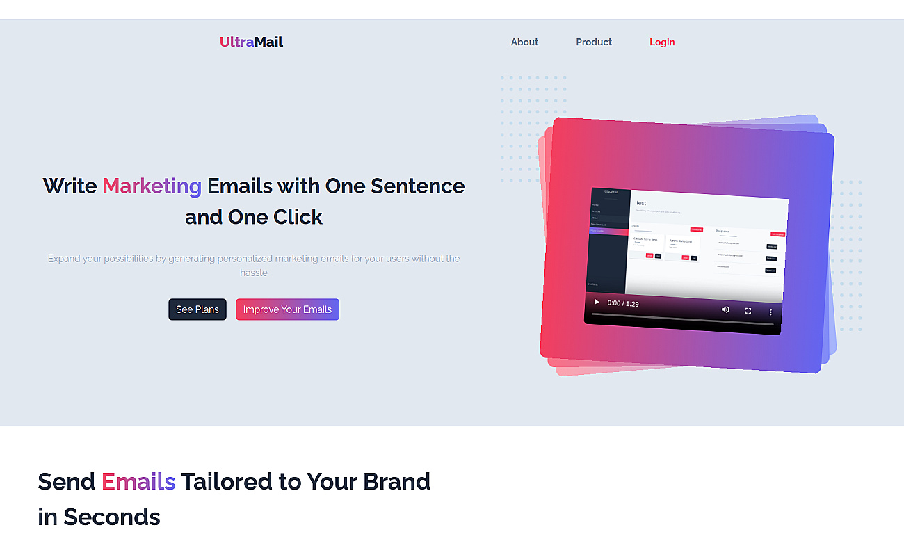 Ultramail screenshot