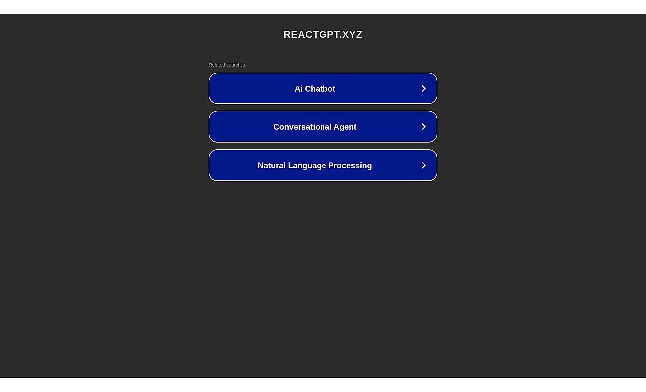 ReActGPT screenshot