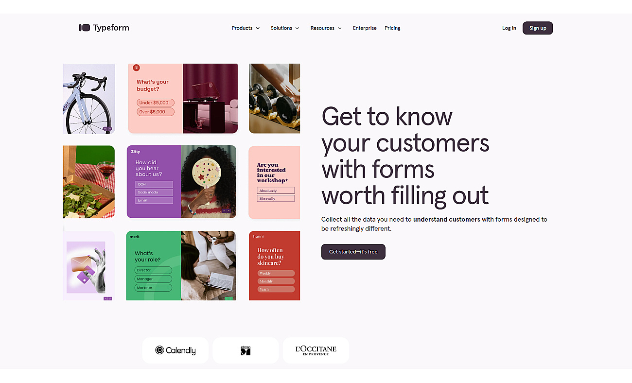 Typeform screenshot