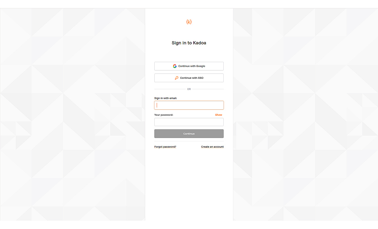 Kadoa screenshot