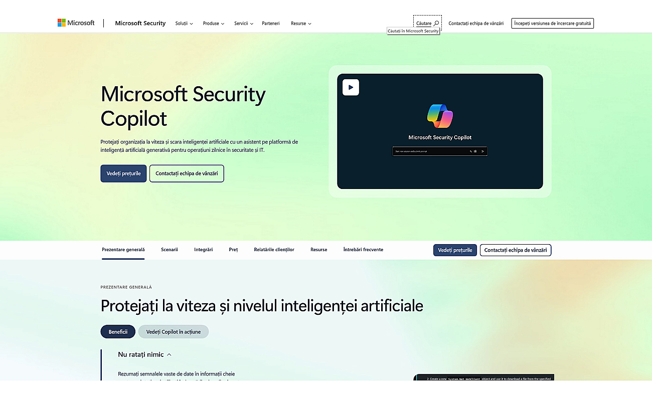 Microsoft Security Copilot screenshot