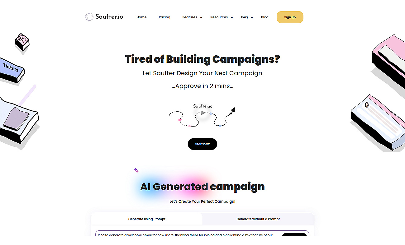 Saufter screenshot