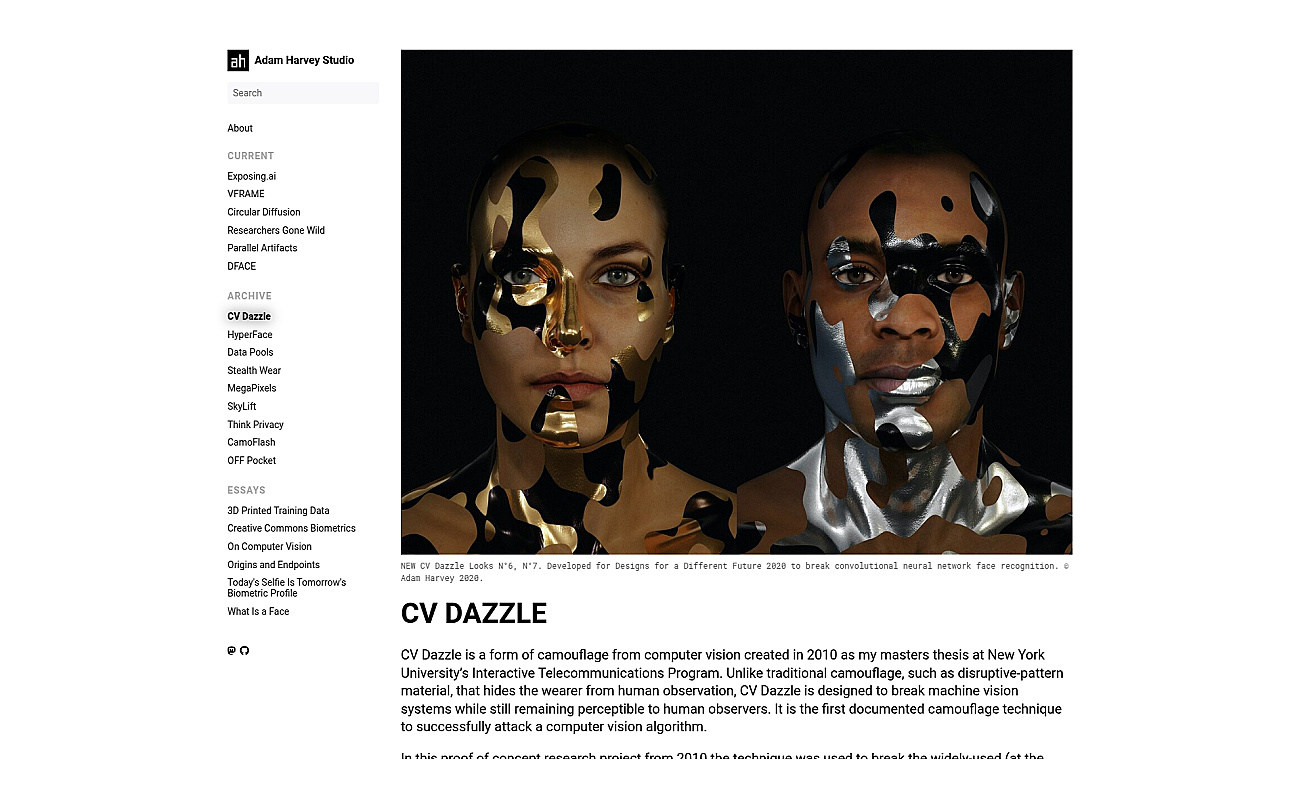 CV Dazzle screenshot