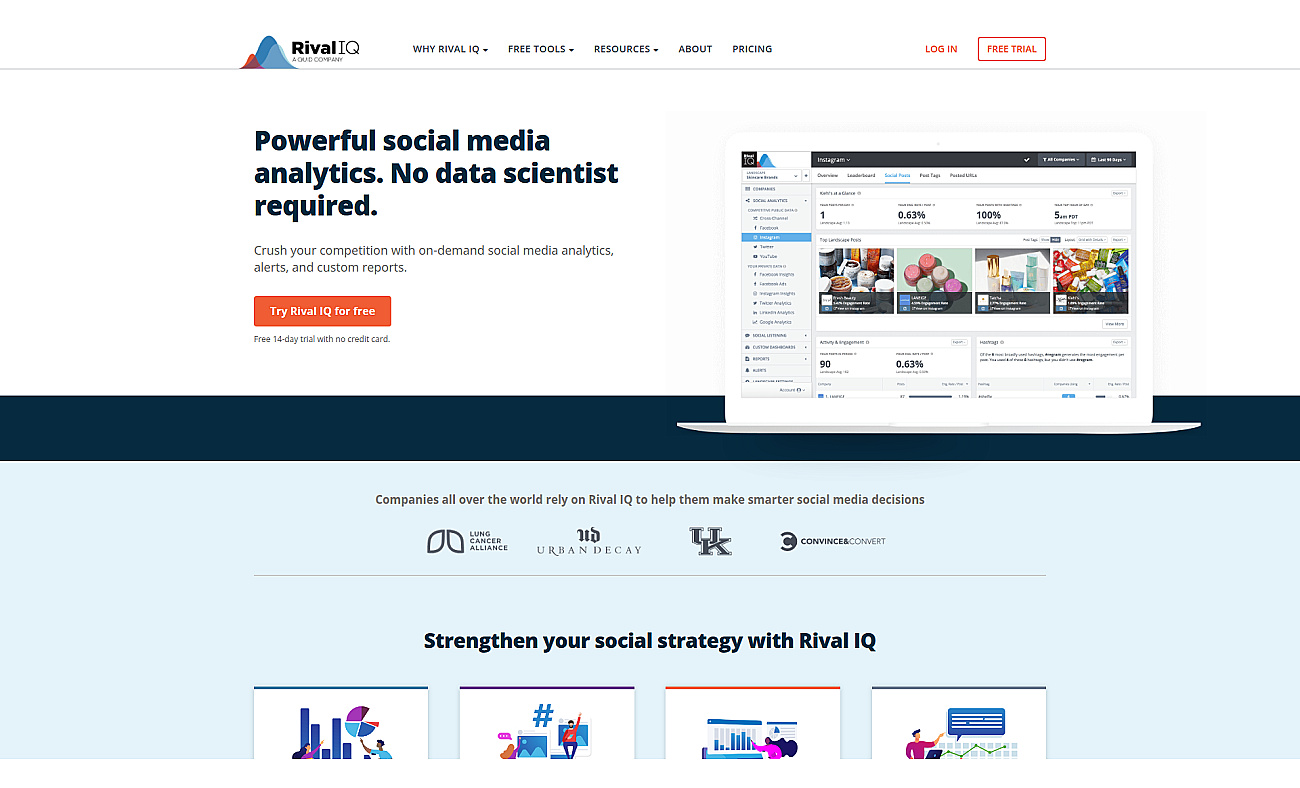 RivalIQ screenshot