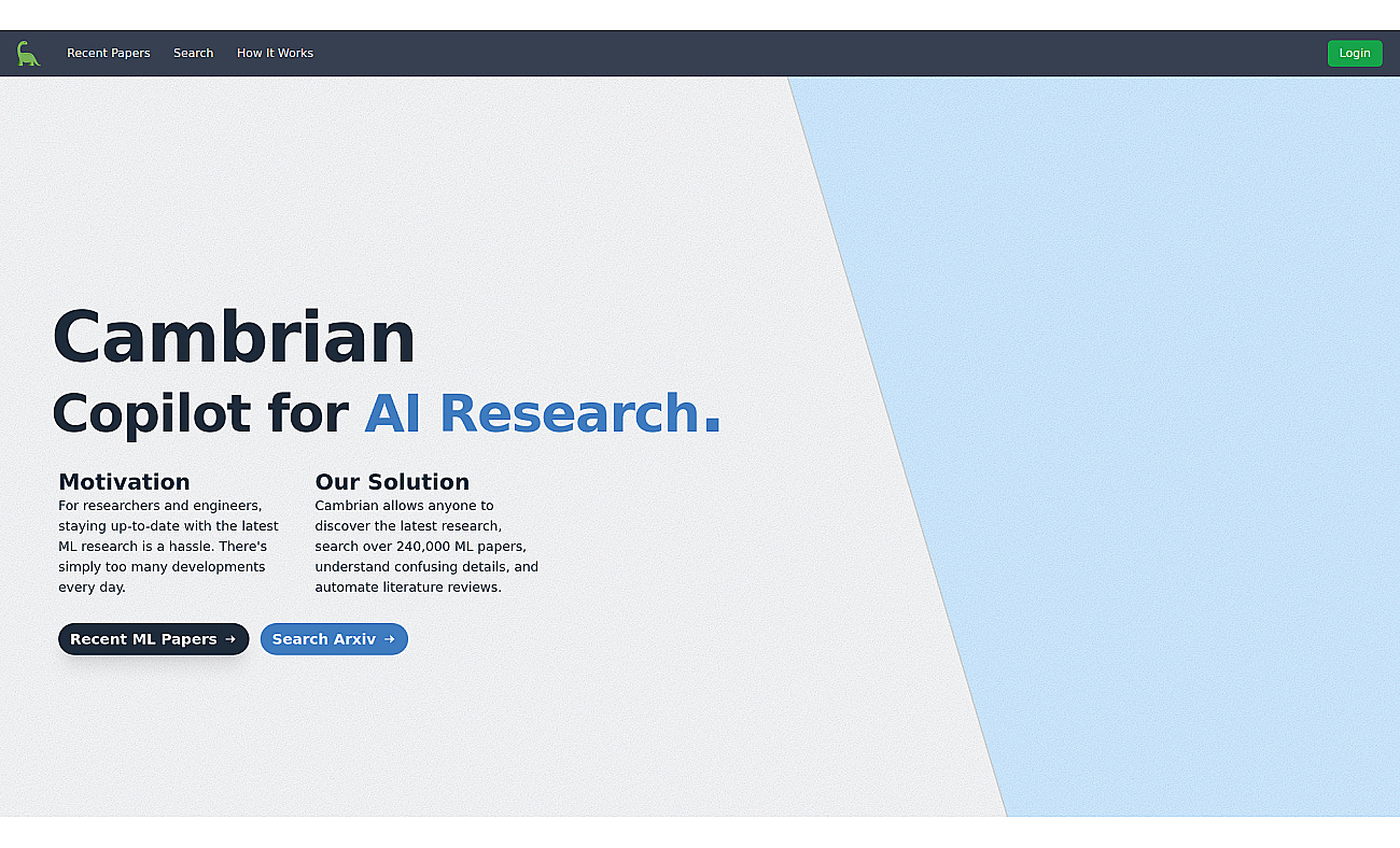 Cambrian screenshot