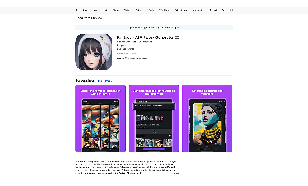 Fantasy screenshot