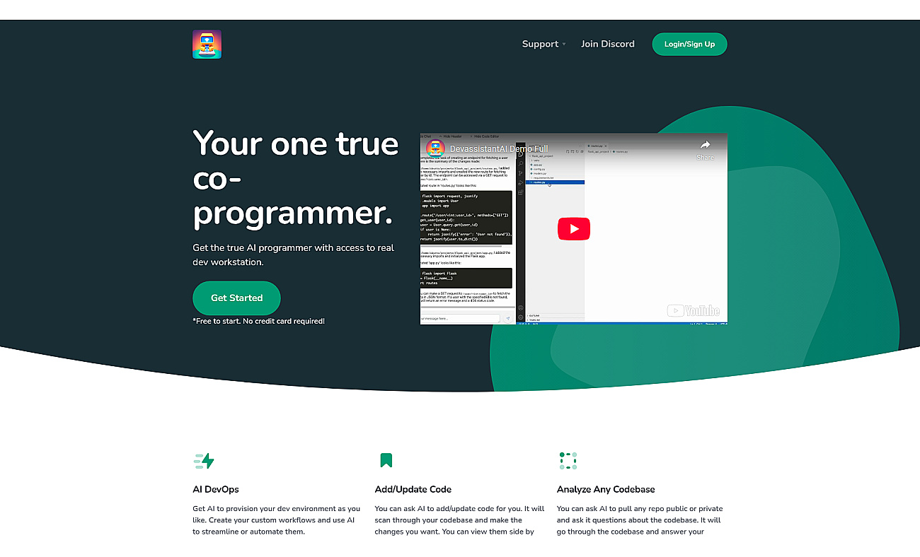 DevAssistant.AI screenshot