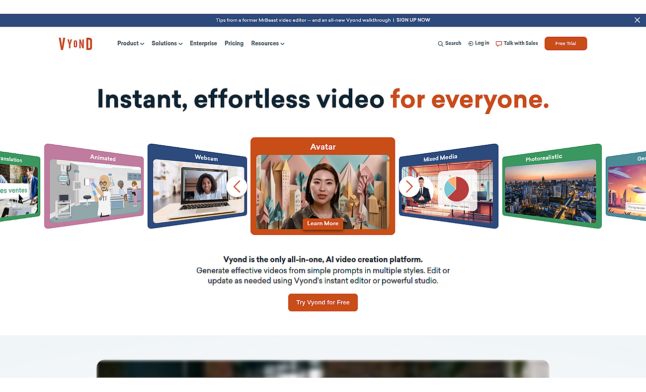 Vyond screenshot