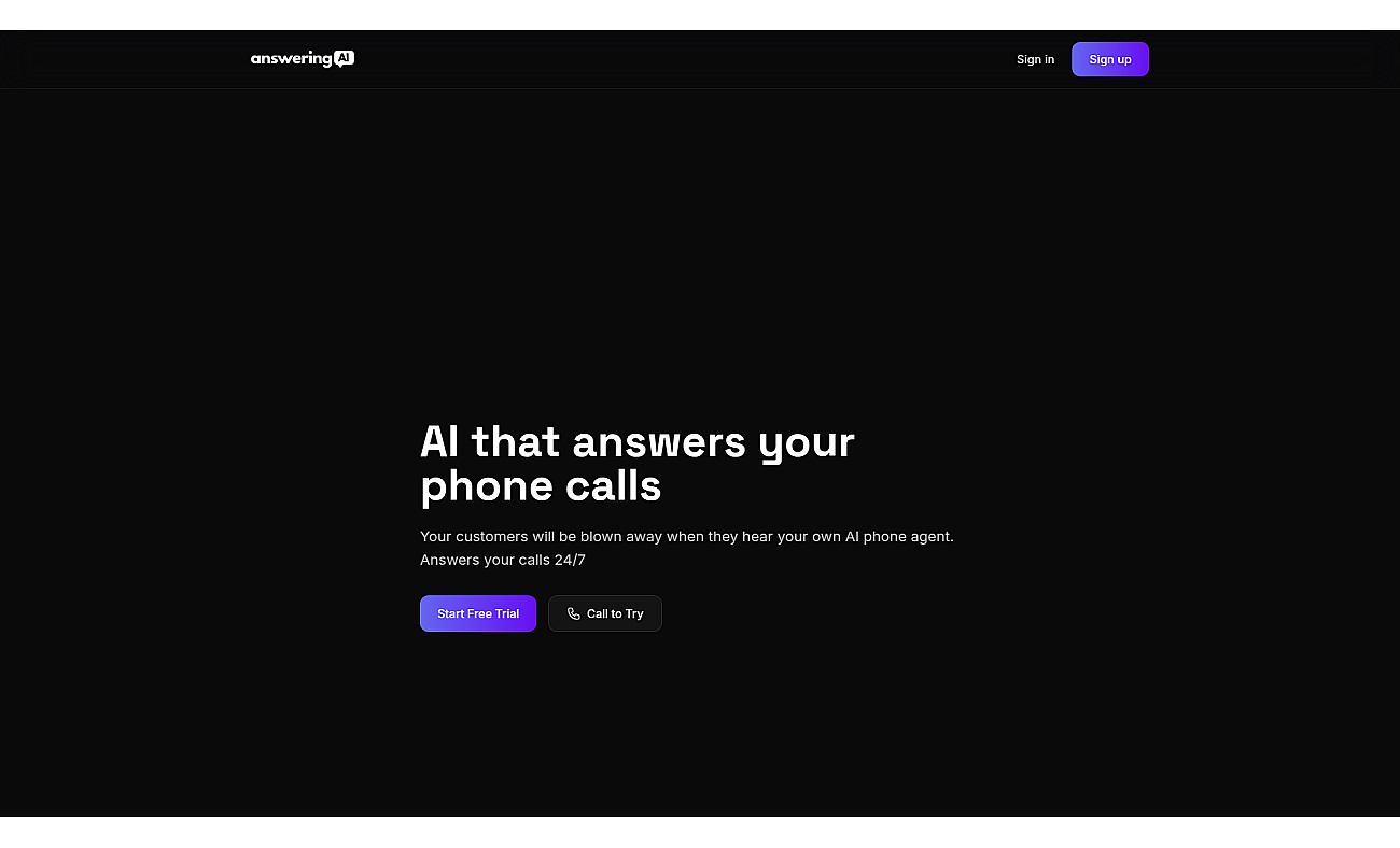 Answering ai screenshot
