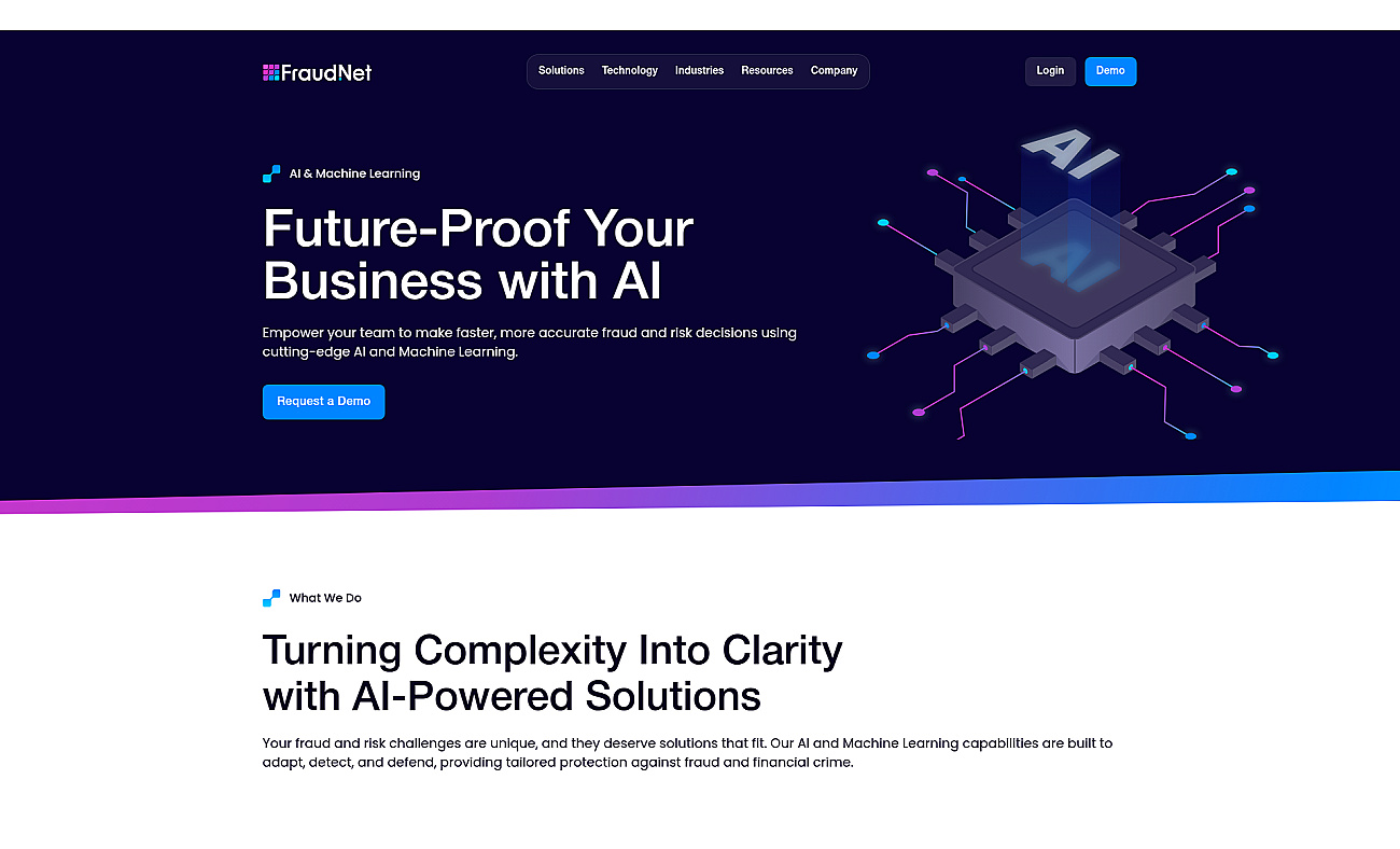 Fraud.net screenshot