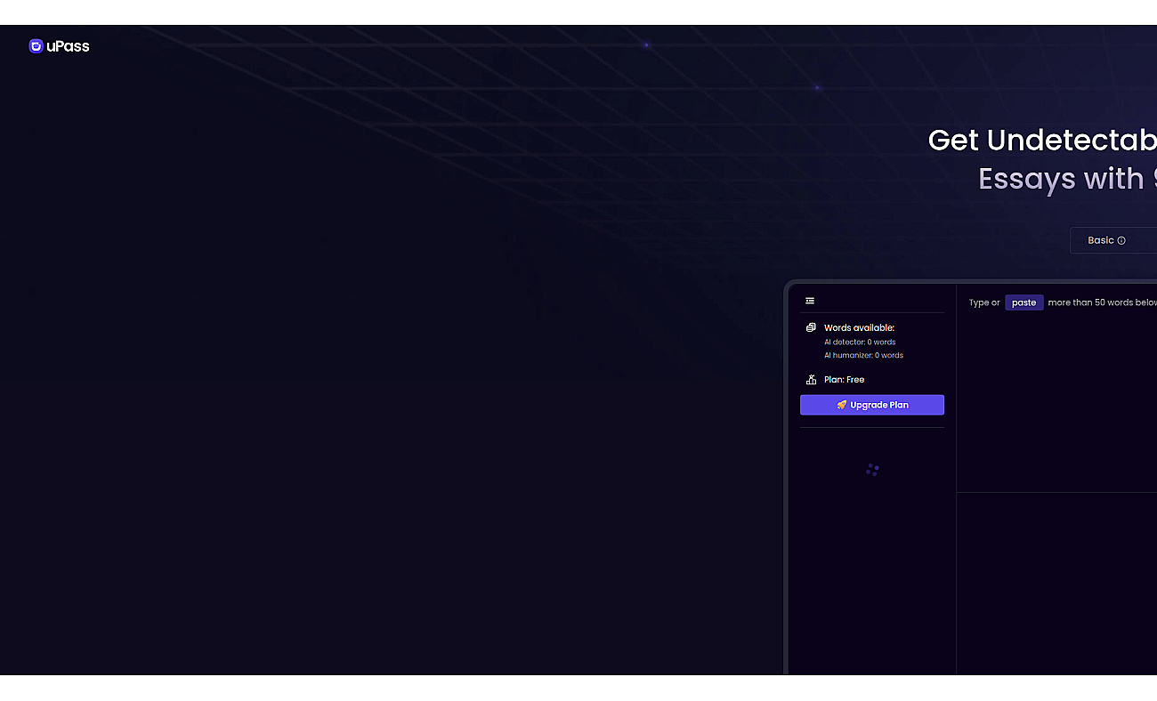 Upass screenshot