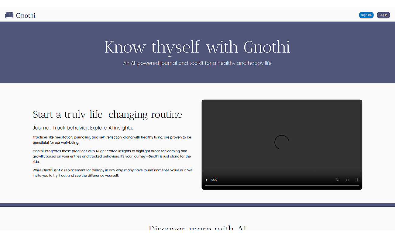 Gnothi screenshot
