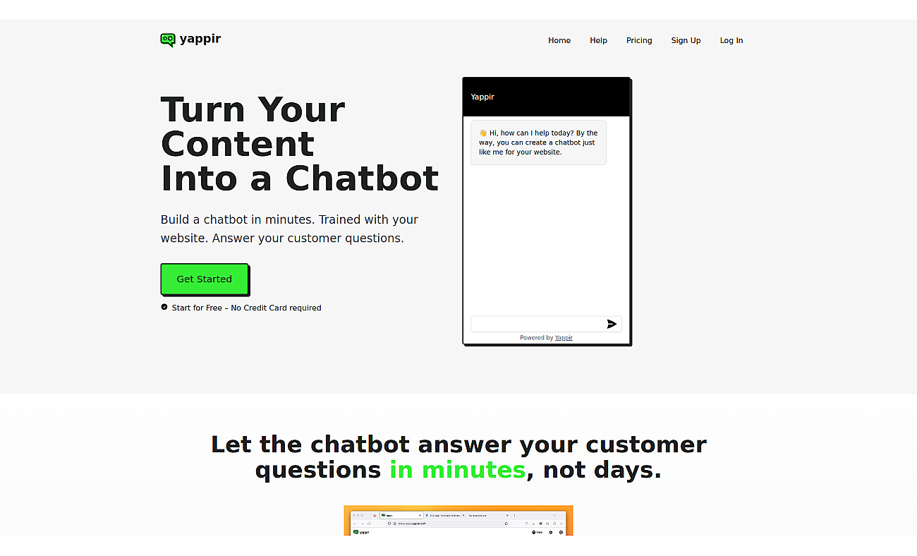 Yappir screenshot