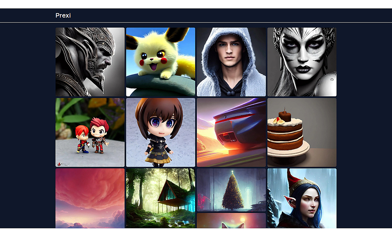 Prexi screenshot