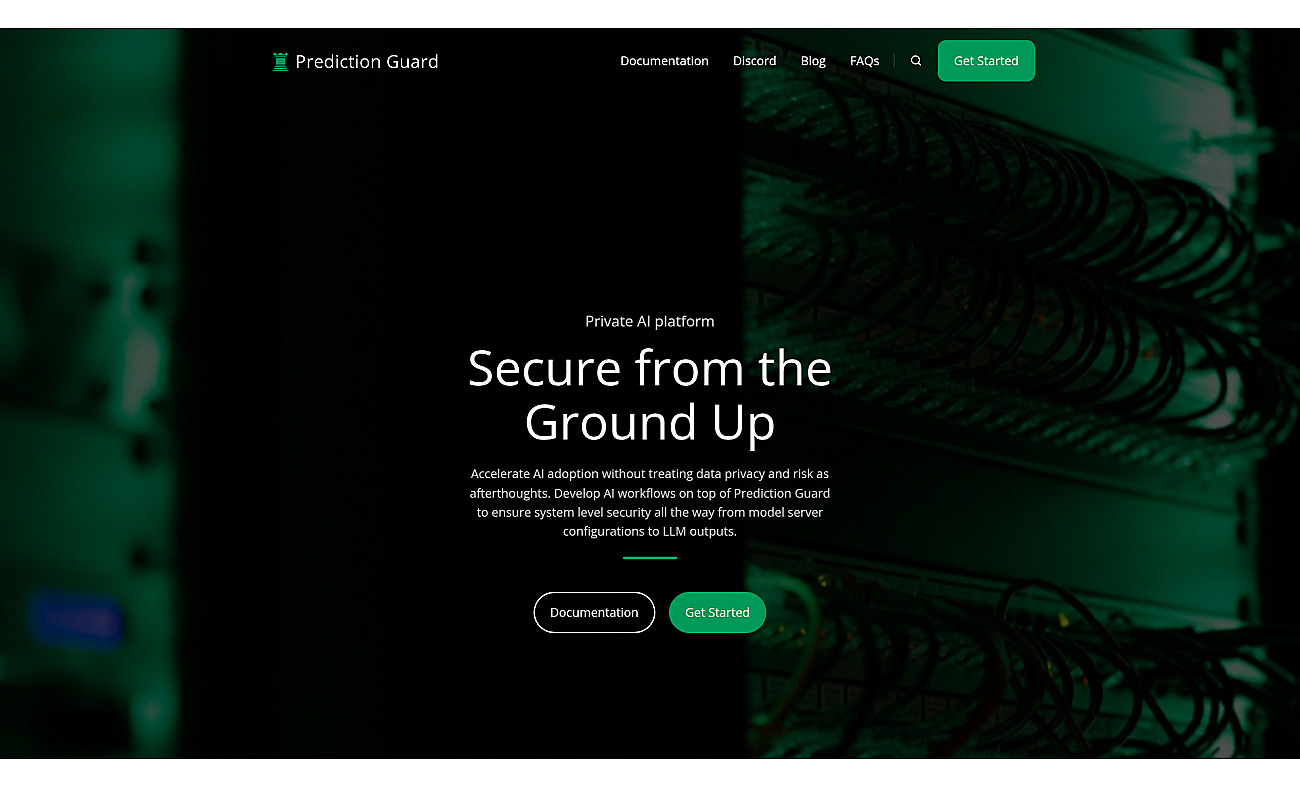 Predictionguard screenshot