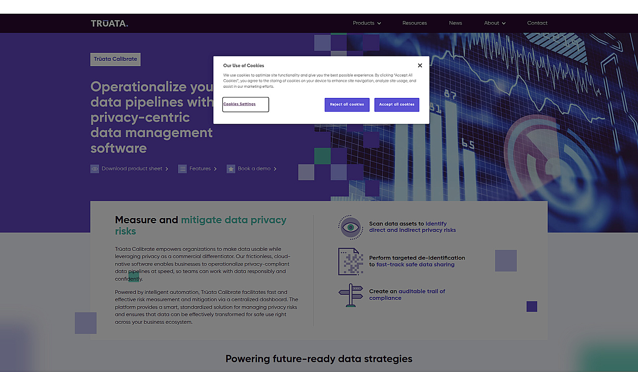 Truata Calibrate screenshot
