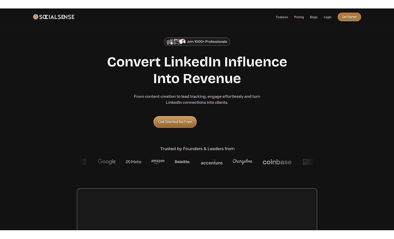 SocialSense screenshot