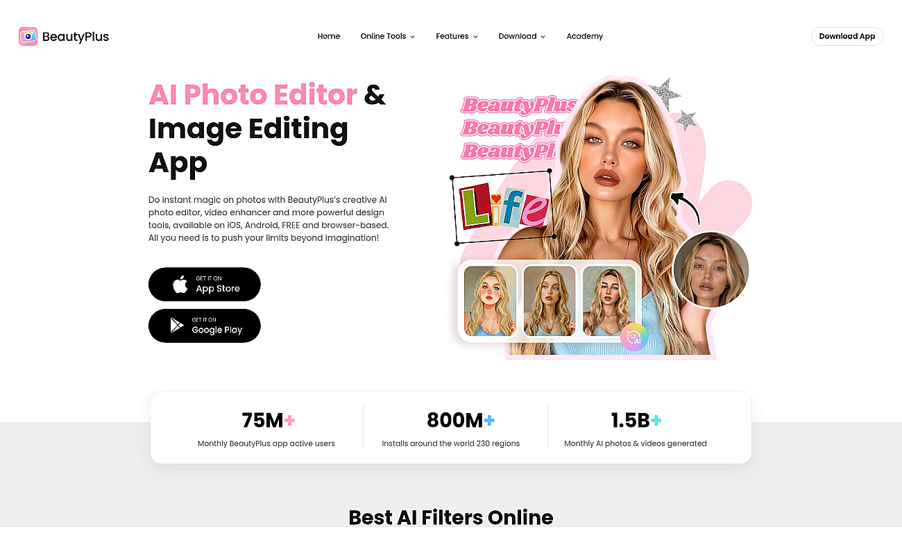 BeautyPlus screenshot