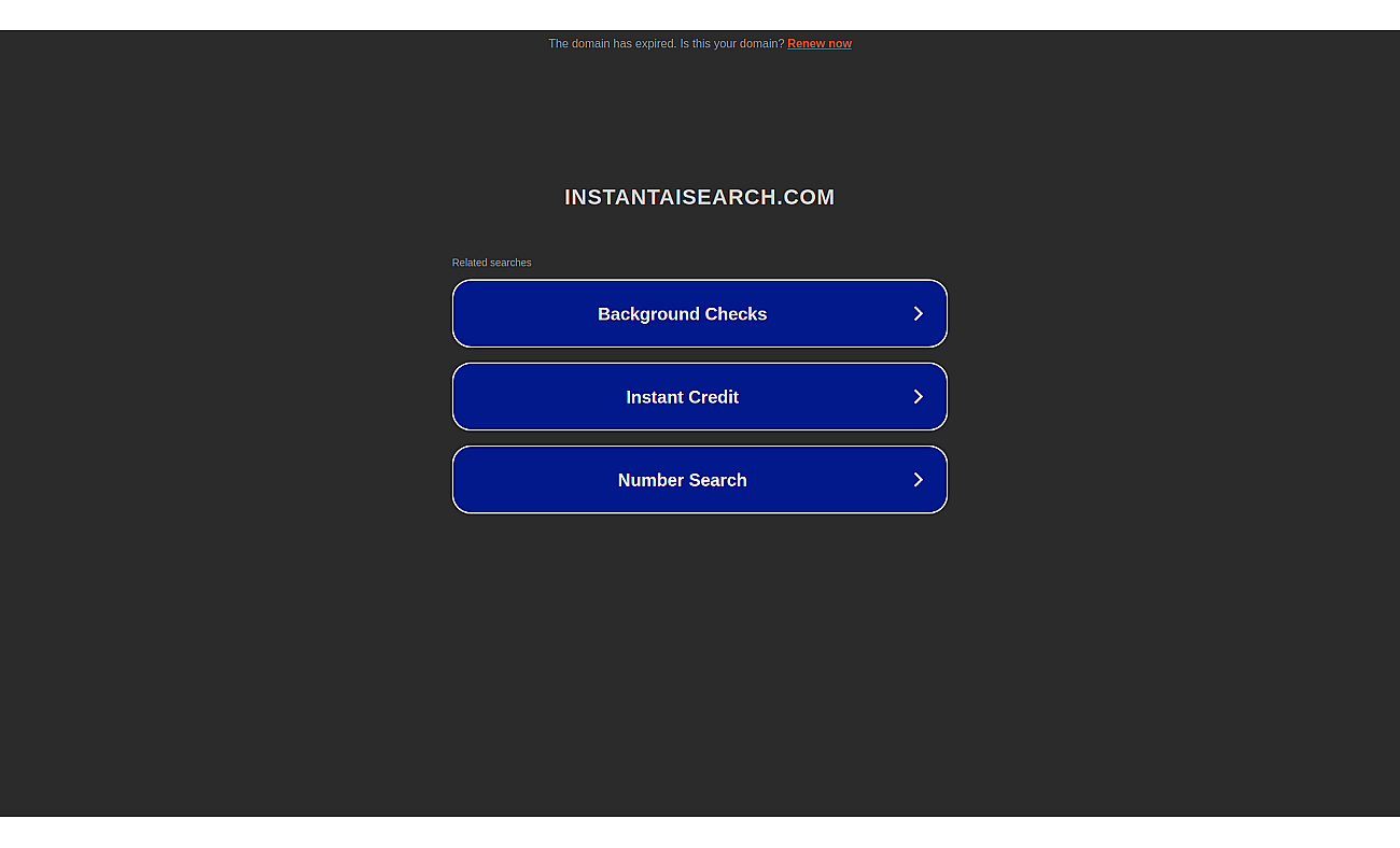 Instantaisearch screenshot