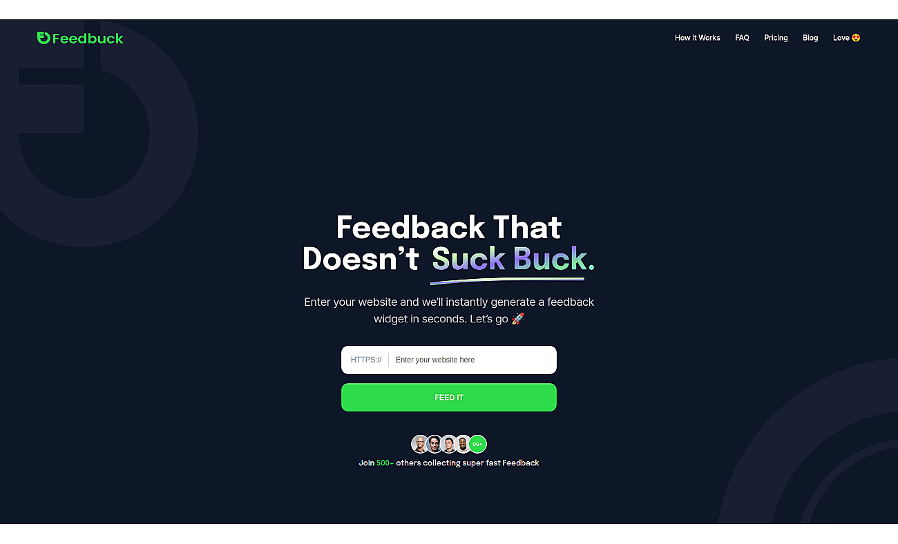 Feedbuck AI screenshot