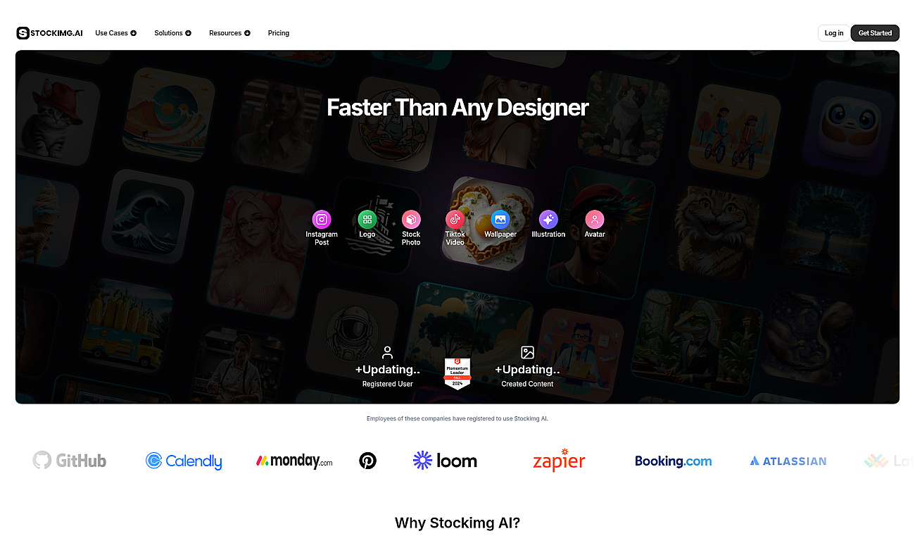 Stockimg AI screenshot