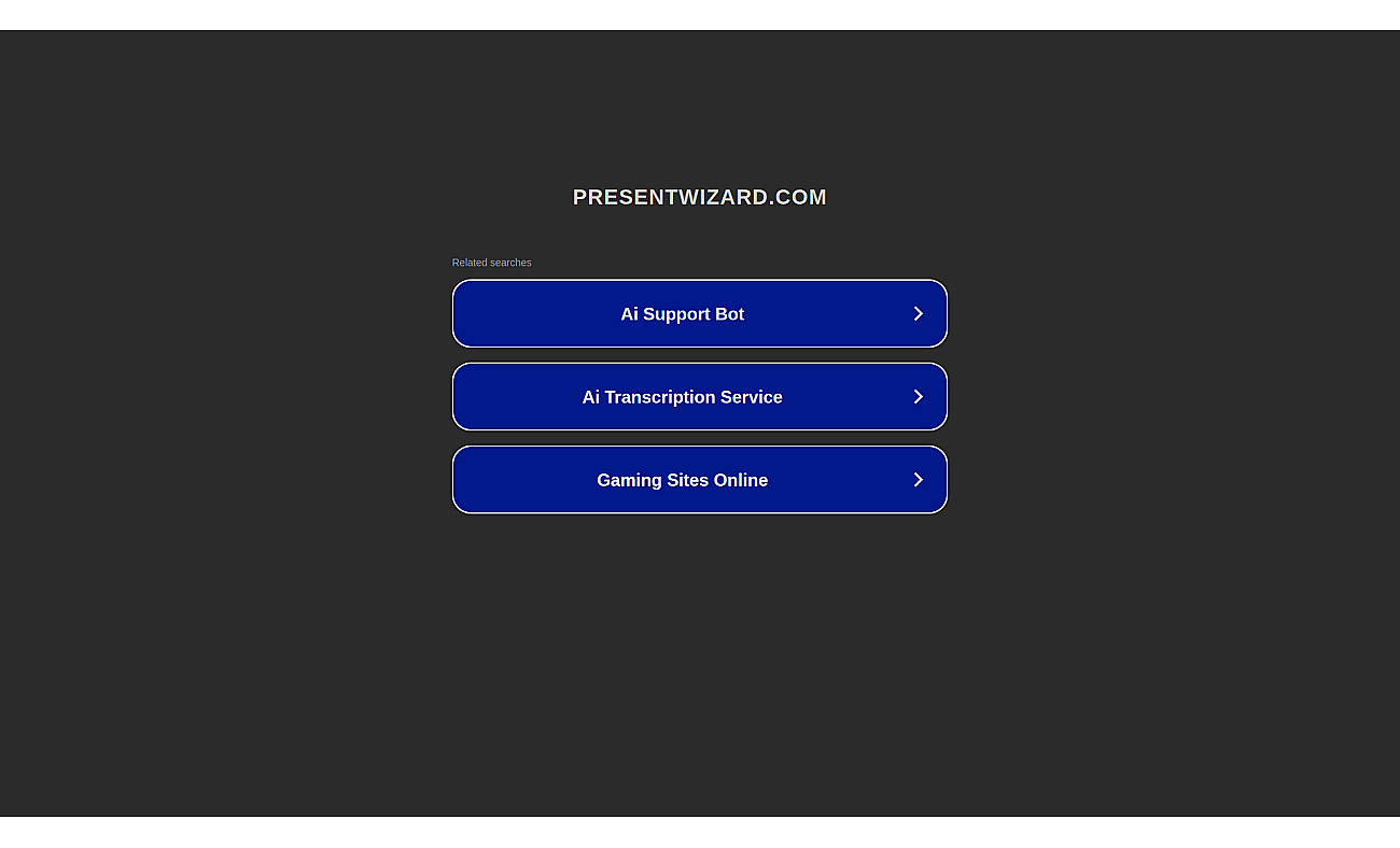 Present Wizard screenshot